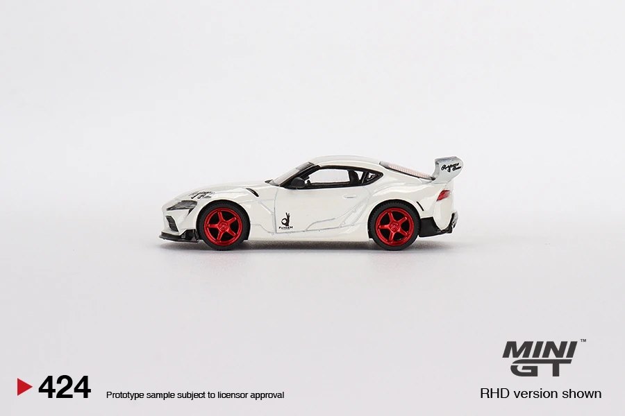 2022 Pandem Toyota GR Supra V1.0 Pearl White White: Image 2