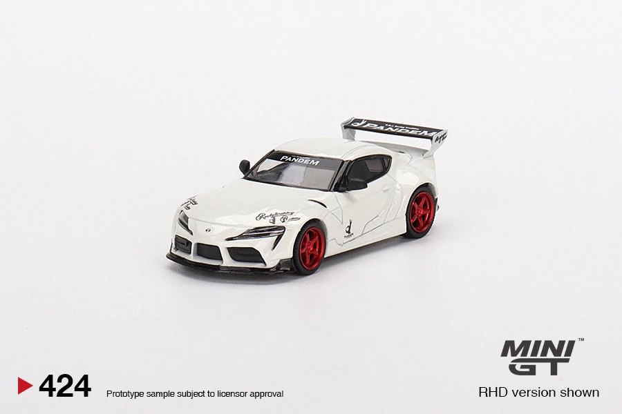 2022 Pandem Toyota GR Supra V1.0 Pearl White White: Image 3