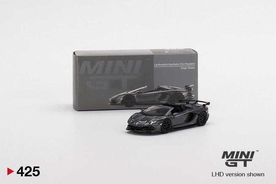 Hot Wheels Lamborghini Aventador SVJ Roadster Grigio Telesto