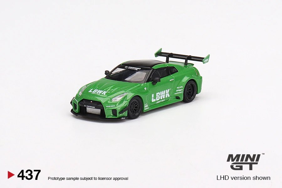 Hot Wheels LB-Silhouette Works GT Nissan 35GT-RR Ver.2 Apple Green