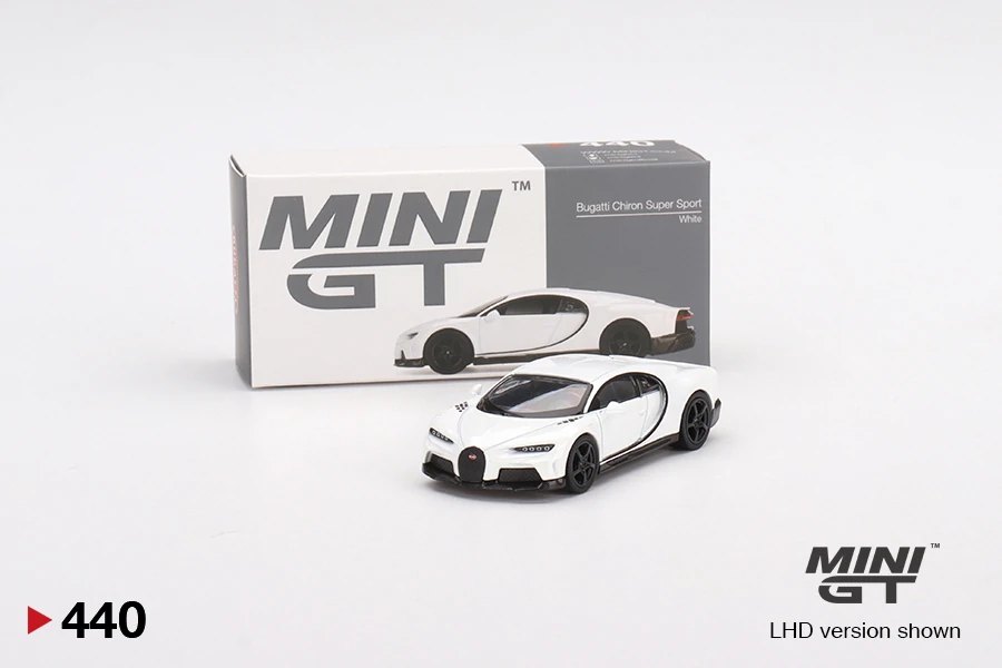 Hot Wheels Bugatti Chiron Super Sport White