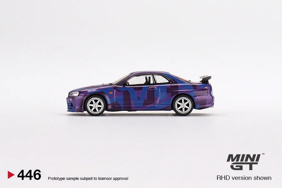 2023 Nissan Skyline GT-R (R34) V-Spec II Purple: No Package: Image 3