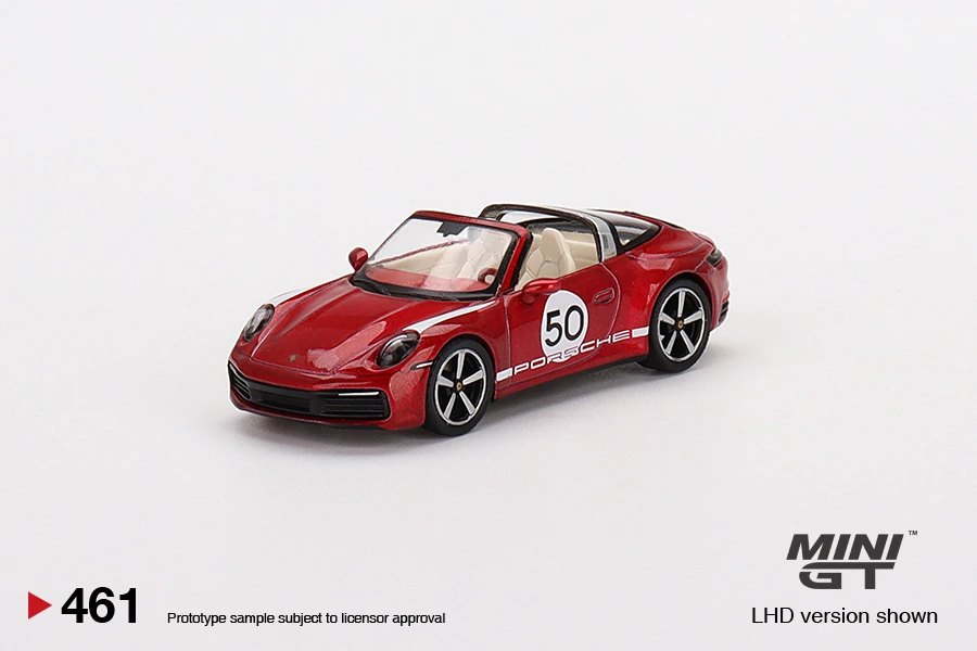 2023 Porsche 911 Targa 4S Heritage Design Edition Cherry Red Red: Image 3