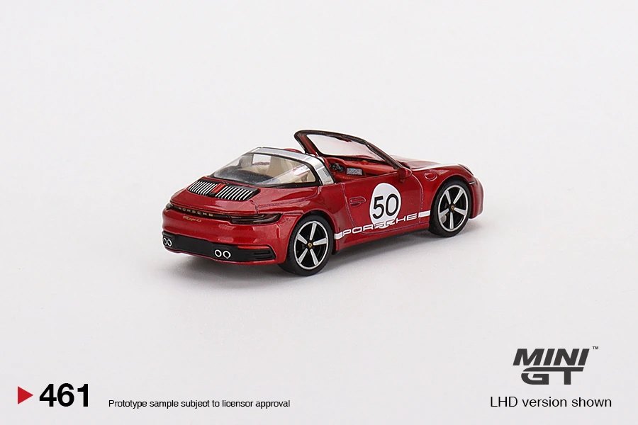 2023 Porsche 911 Targa 4S Heritage Design Edition Cherry Red Red: Image 4