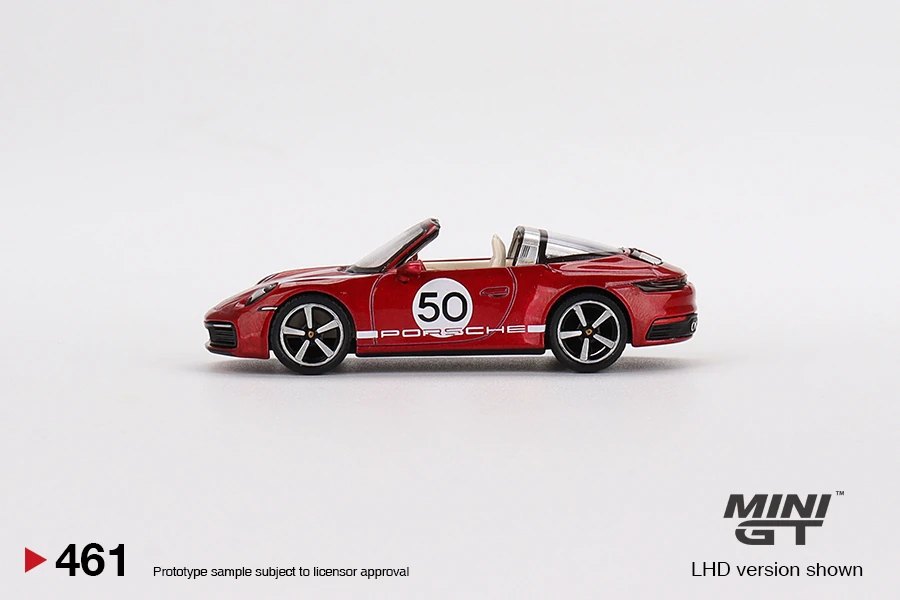 2023 Porsche 911 Targa 4S Heritage Design Edition Cherry Red Red: Image 2