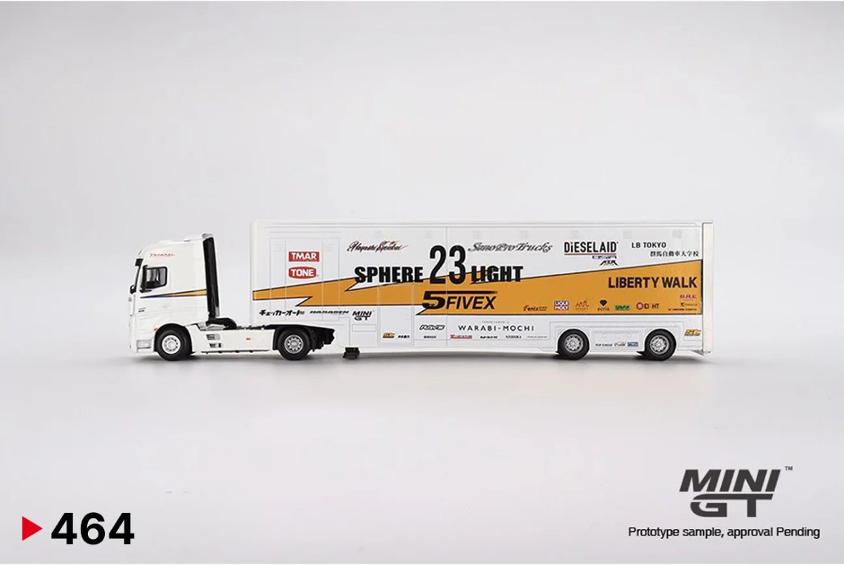 2023 Mercedes-Benz Actros w/ Racing Transporter "LB Racing": No Package: Image 3
