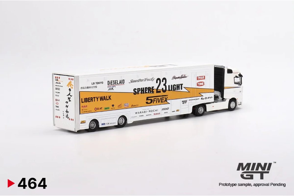 2023 Mercedes-Benz Actros w/ Racing Transporter "LB Racing": No Package: Image 2