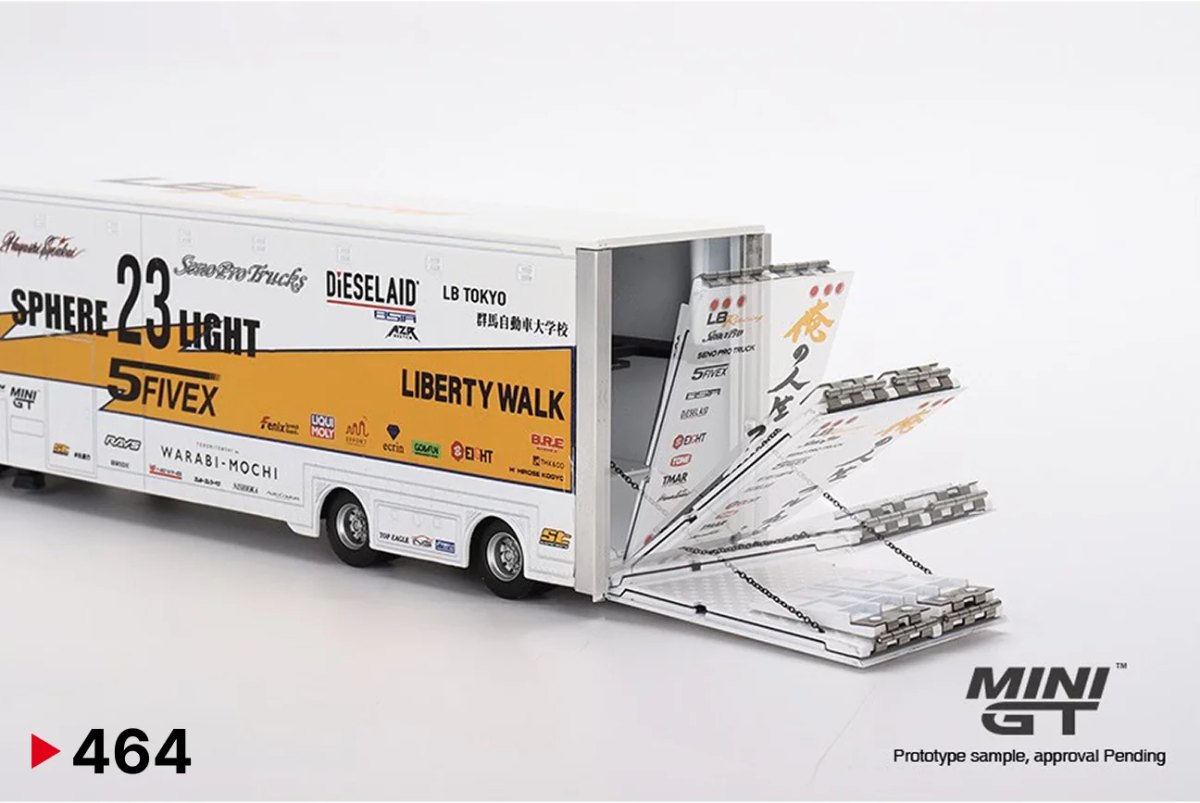 2023 Mercedes-Benz Actros w/ Racing Transporter "LB Racing": No Package: Image 5