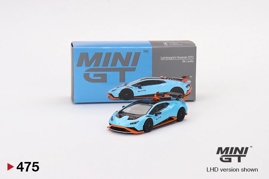 Hot Wheels Lamborghini Huracán STO Blu Laufey