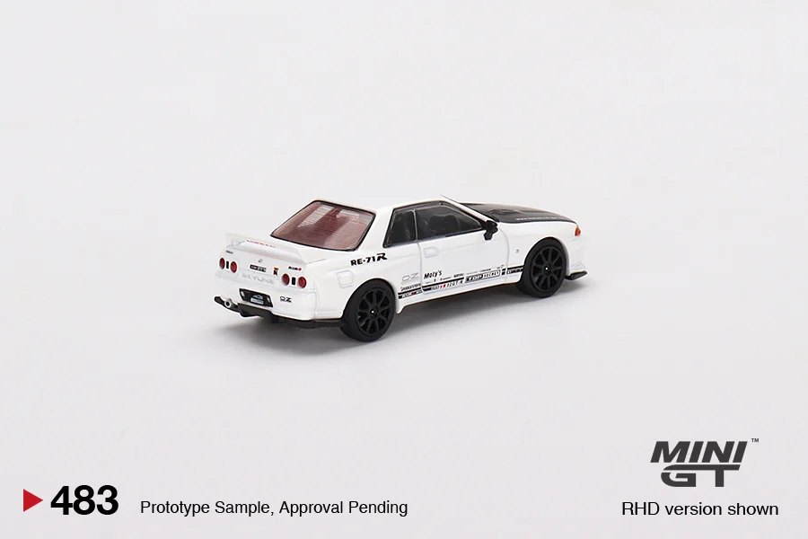 2023 Nissan Skyline GT-R Top Secret VR32 White w/ Carbon Fiber Hood White: No Package: Image 2