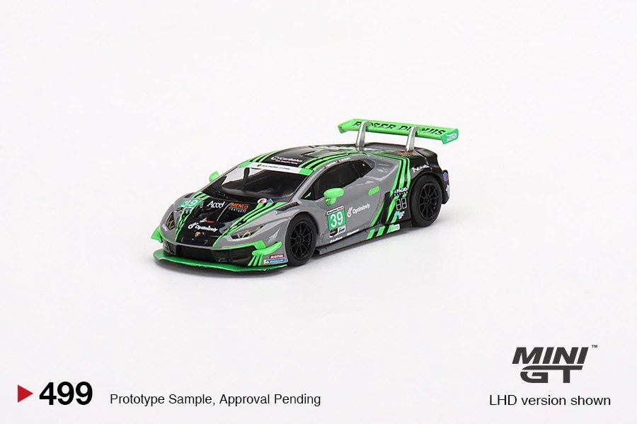 Hot Wheels Lamborghini Huracan GT3 EVO #39 2022 IMSA Road America 2nd Place