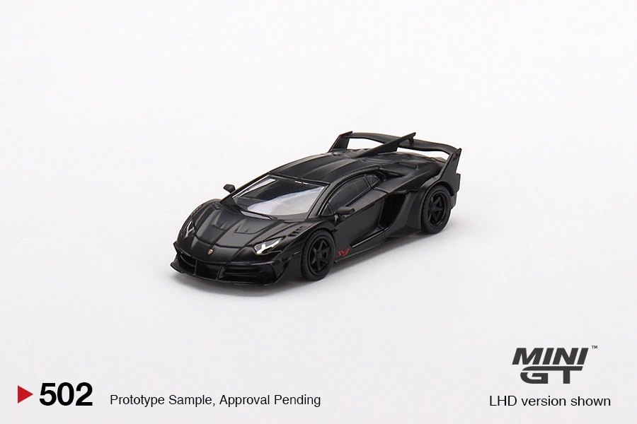 Hot Wheels Lamborghini LB-Silhouette Works Aventador GT EVO Matte Black
