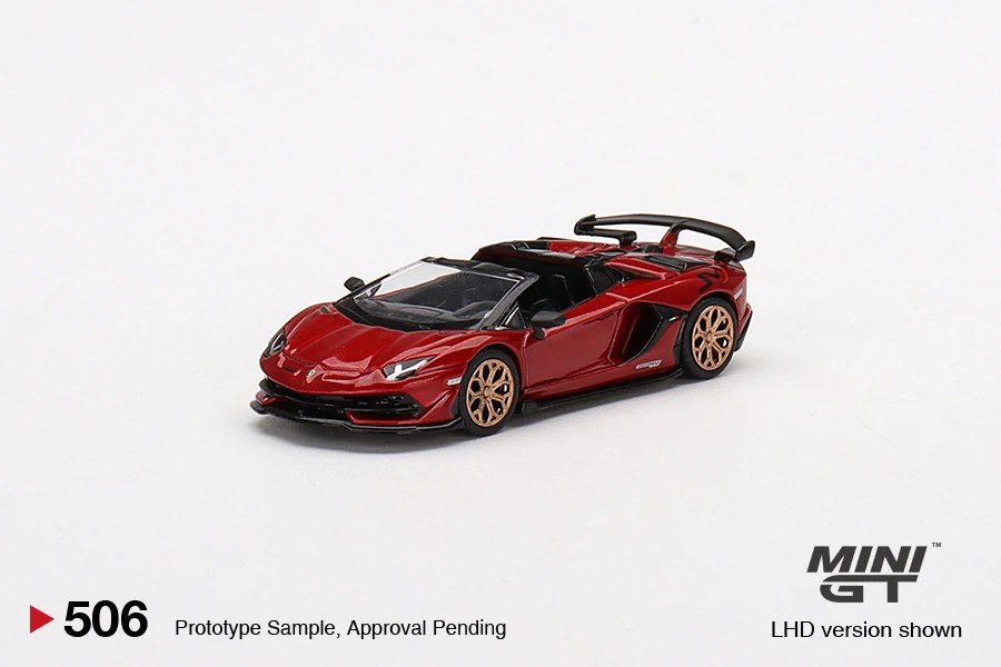 Hot Wheels Lamborghini Aventador SVJ Roadster Rosso Efestos