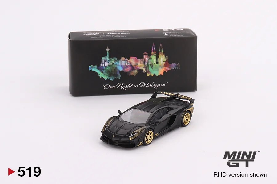 2023 Lamborghini LB-Silhouette Works Aventador GT EVO Matte Black (Gold Accents) Black: No Package: Image 4