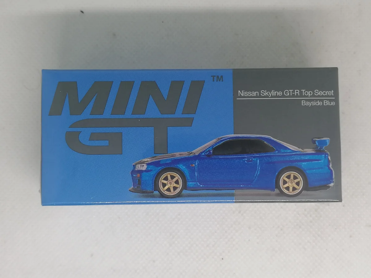 2023 Nissan Skyline GT-R (R34) Top Secret Blue: Box: Image 2