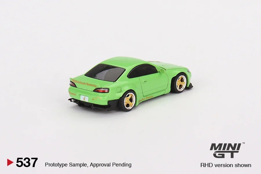 2023 Nissan Silvia (S15) Rocket Bunny Green 2023 Shizuoka Hobby Show Exclusive Green: No Package: Image 2