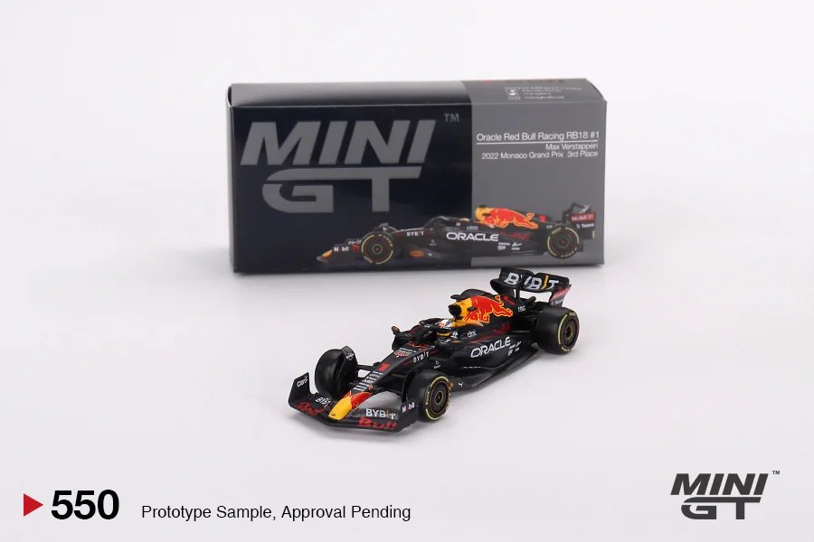 2024 Oracle Red Bull Racing RB18 #1 - Max Verstappen 2022 Monaco Grand Prix 3rd Place Red: No Package: Image 4
