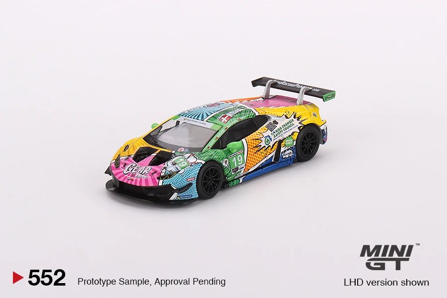Hot Wheels Lamborghini Huracán GT3 EVO #19 GEAR Racing