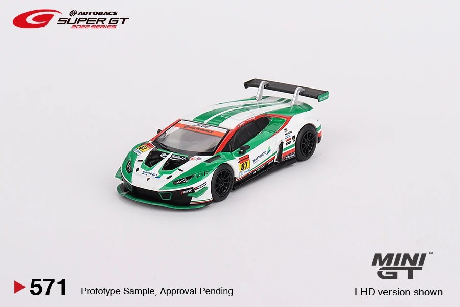 Hot Wheels Lamborghini Huracán GT3 EVO #87 JLOC 2022 Super GT Series