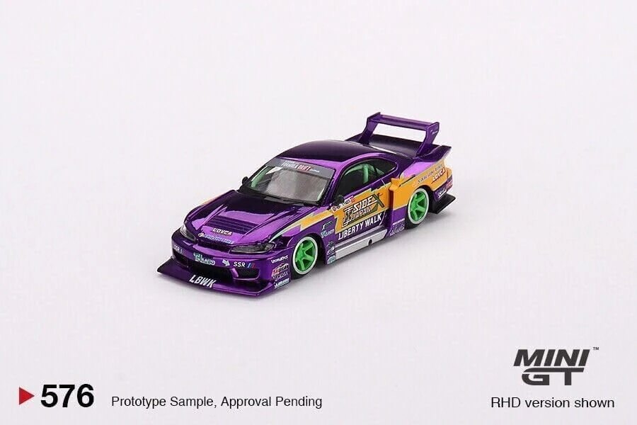 Hot Wheels LB-Super Silhouette Nissan S15 Silvia Formula Drift Japan 2022 #555 Yukio Fausto