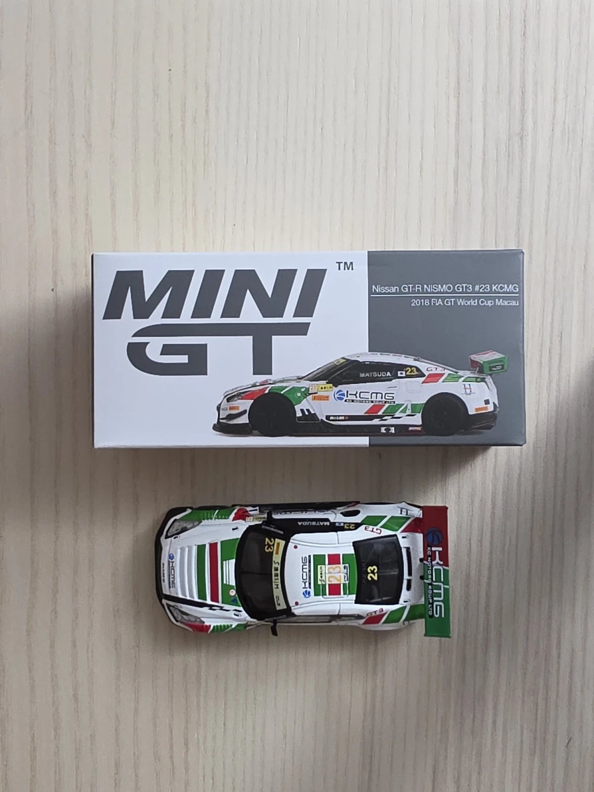 2024 Nissan GT-R NISMO GT3 #23 KCMG 2018 FIA World Cup Macau White: No Package: Image 5