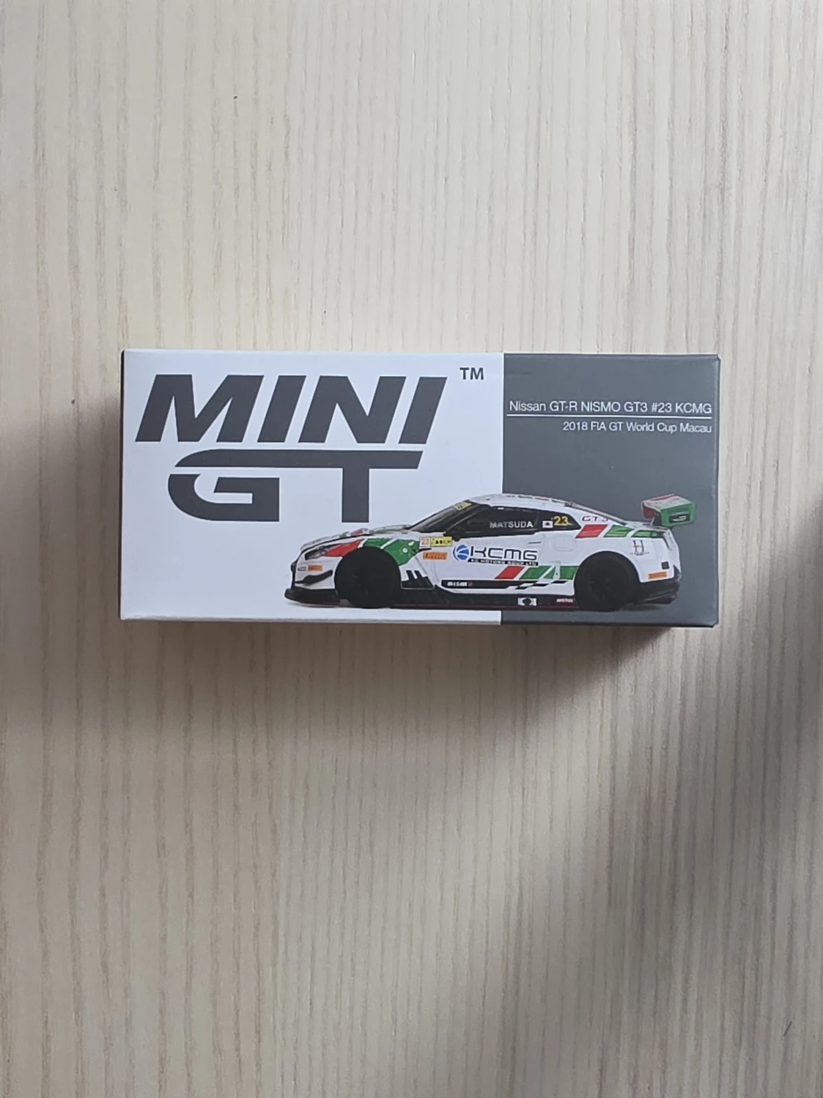 2024 Nissan GT-R NISMO GT3 #23 KCMG 2018 FIA World Cup Macau White: Box: Image 2