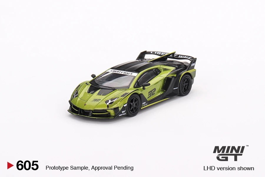 Hot Wheels LB-Silhouette Works Lamborghini Aventador GT EVO Lime