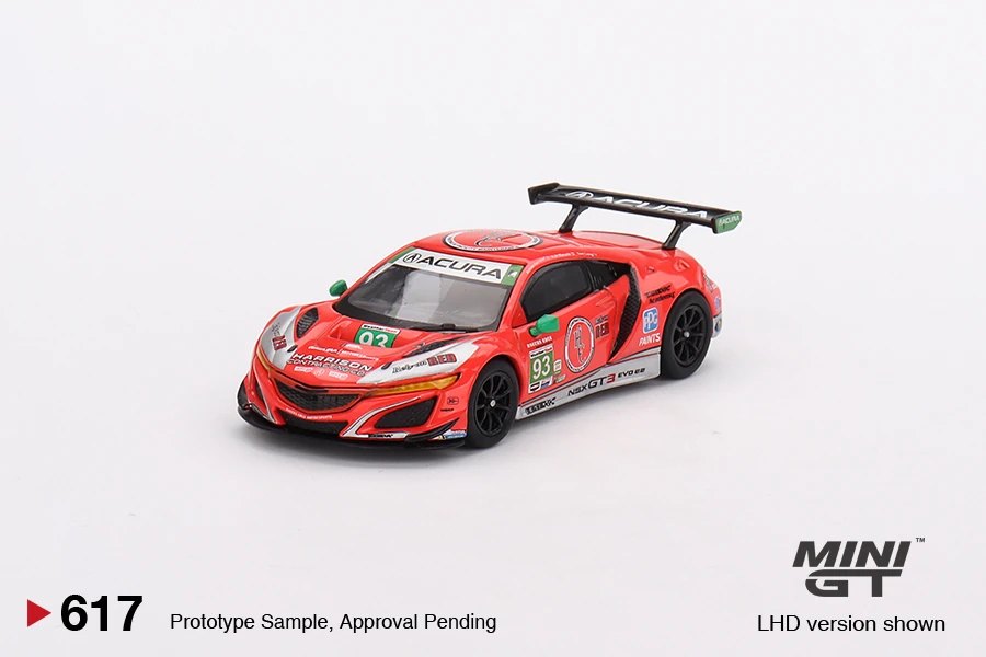 Hot Wheels Acura NSX GT3 EVO22 #93 WTR Racers dge Motorsports IMSA 2023 Daytona 24 Hr.