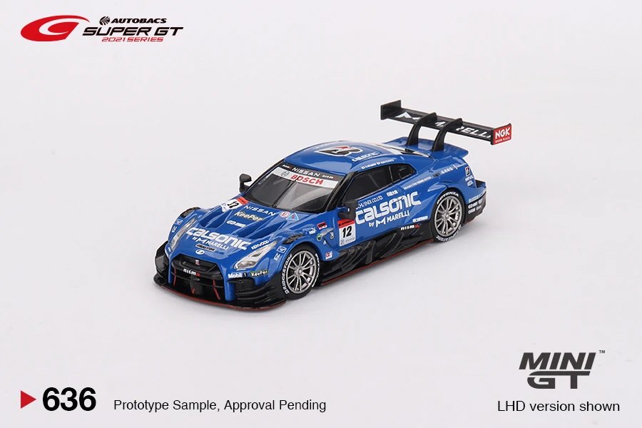 Hot Wheels Nissan GT-R Nismo GT500 #3 NDDP Racing with B-Max 2021 Super GT Series