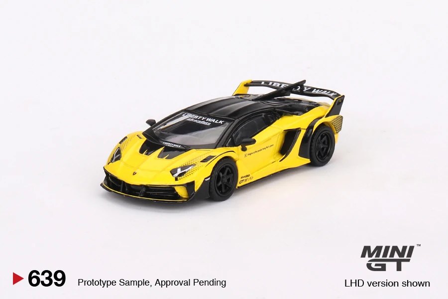 Hot Wheels Lamborghini LB-Silhouette Works Aventador GT EVO Yellow