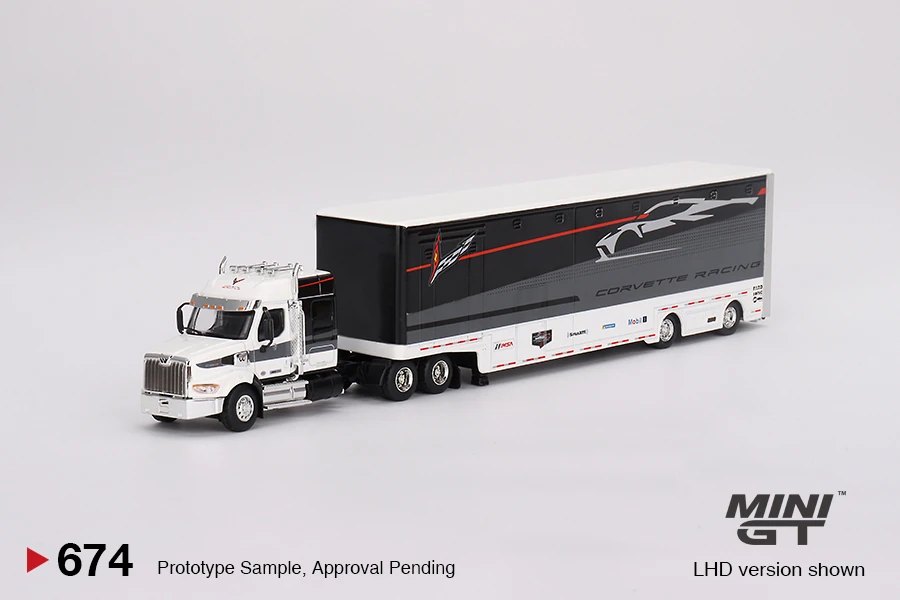 Hot Wheels Western Star 49X w/ Racing Transporter Corvette Racing C8.R