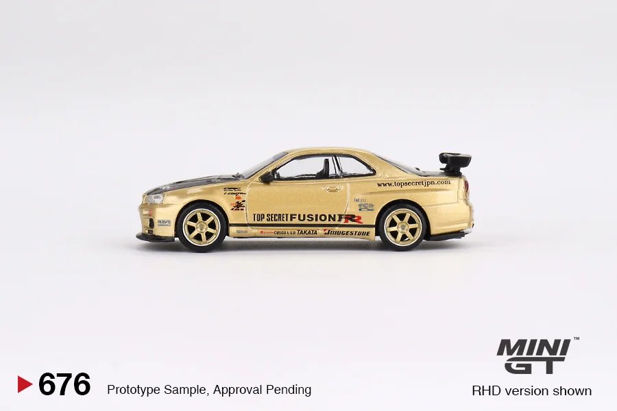 2024 Nissan Skyline GT-R (R34) Top Secret Japan Exclusive Gold: No Package: Image 3