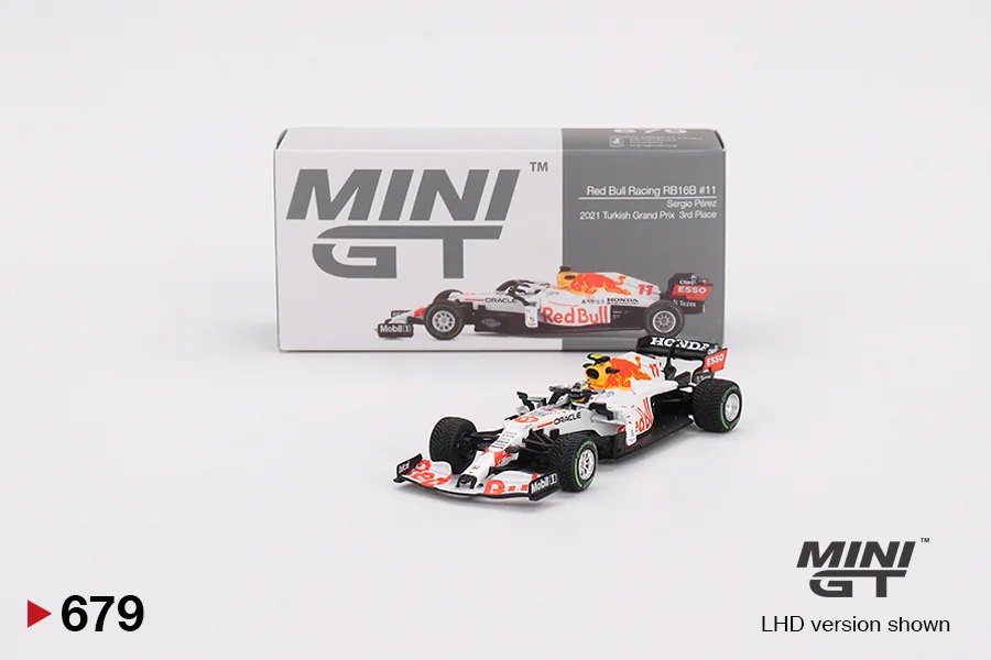 2024 Red Bull RB16B #11 Sergio Perez 2021 Turkish Grand Prix 3rd Place Red: No Package: Image 4