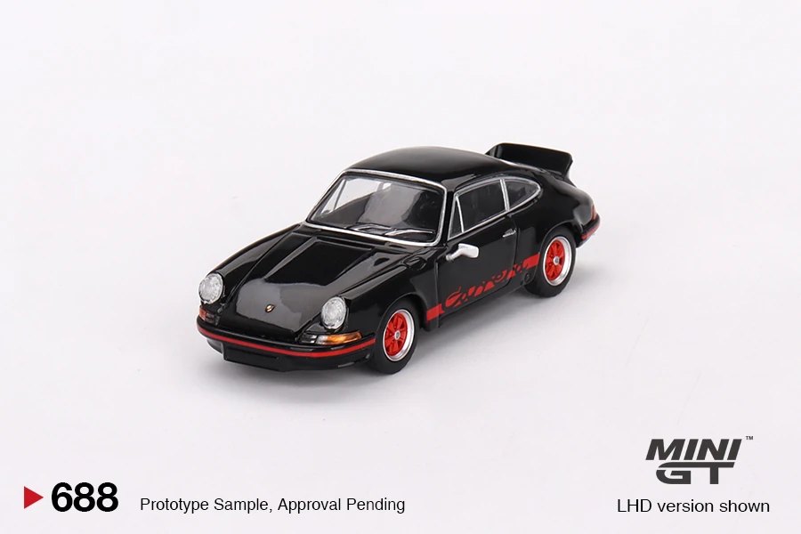 Hot Wheels Porsche 911 Carrera RS 2.7 Black with Red Livery