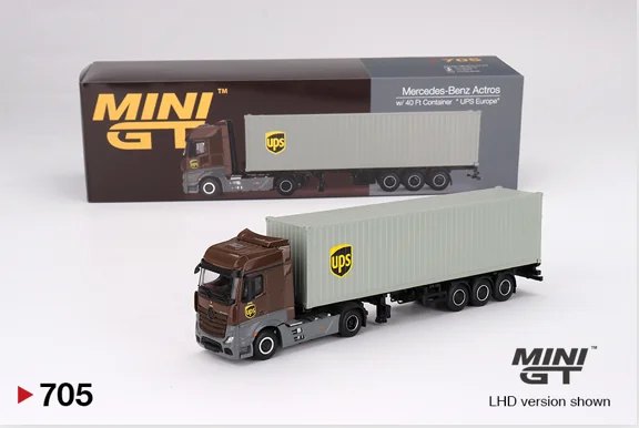 2024 Mercedes-Benz Actros w/ 40 Ft Container "UPS Europe": No Package: Image 4