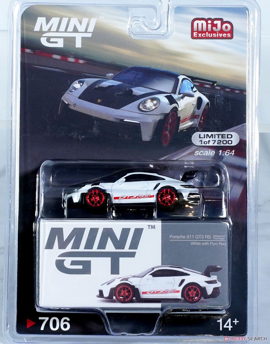 2025 Porsche 911 (992) GT3 RS Weissach Package White: Blister: Image 4