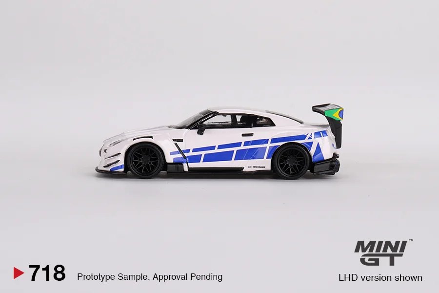 2024 LB WORKS Nissan GT-R (R35) Type 2, Rear Wing ver 3 White: No Package: Image 3