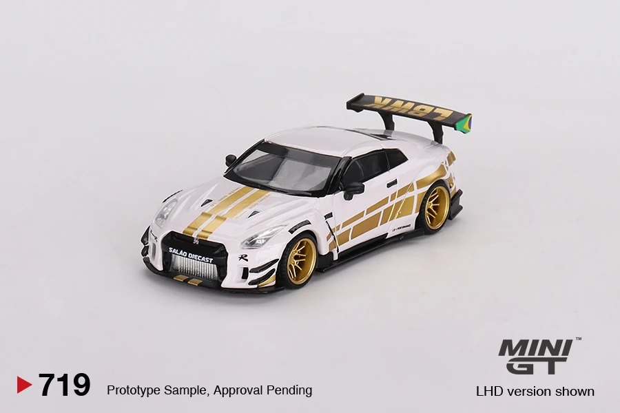 Hot Wheels LB WORKS Nissan GT-R (R35) Type 2, Rear Wing ver 3 Salao DieCast Dinner 2024