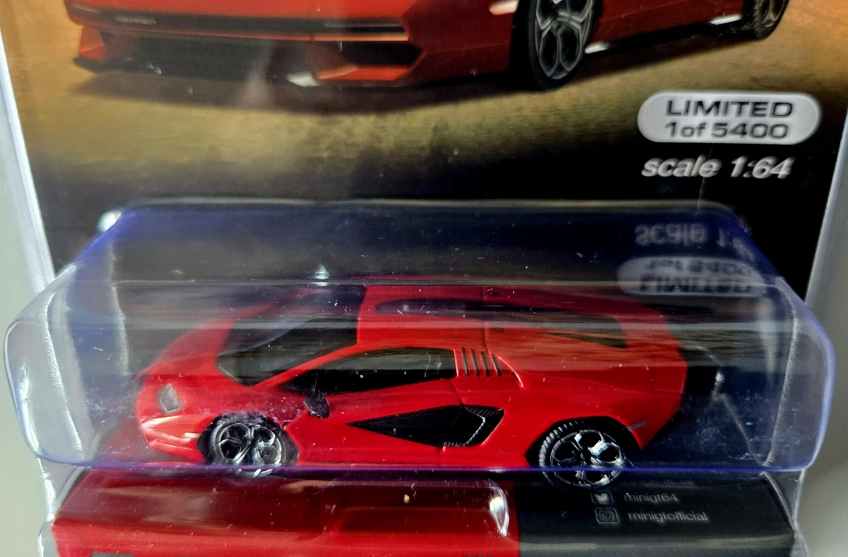 2024 Lamborghini Countach LPI 800-4 Rosso Mars: Blister: Image 6