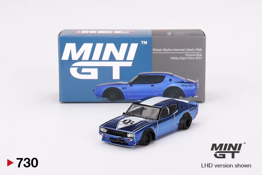 2024 Nissan Skyline Kenmeri Liberty Walk Chrome Blue Blue: No Package: Image 4