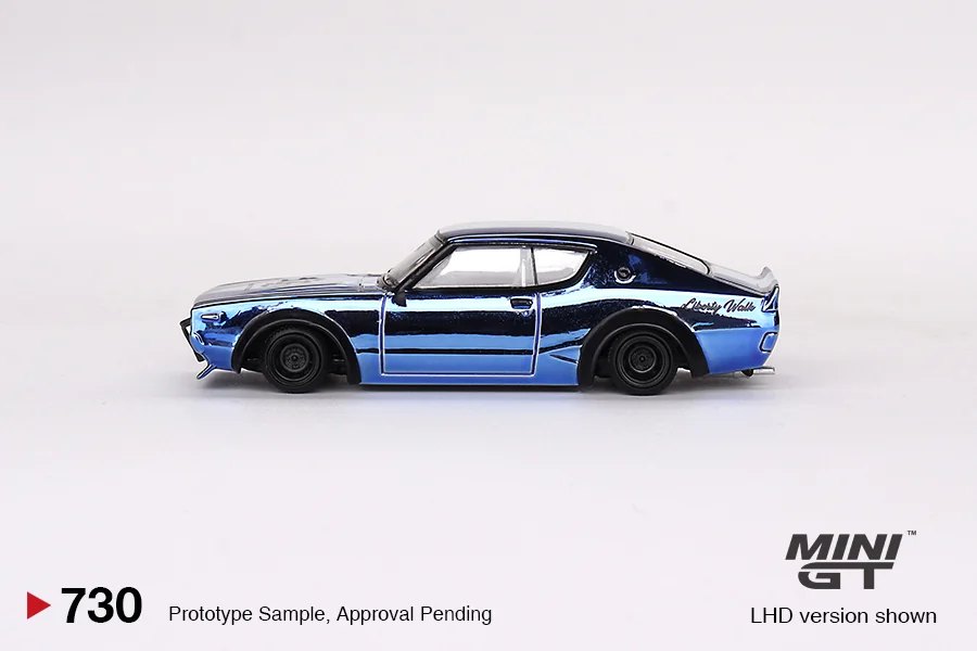 2024 Nissan Skyline Kenmeri Liberty Walk Chrome Blue Blue: No Package: Image 3