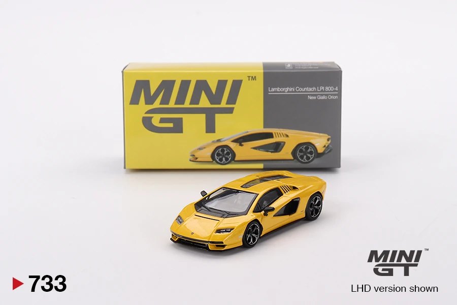 Hot Wheels Lamborghini Countach LPI 800-4 New Giallo Orion