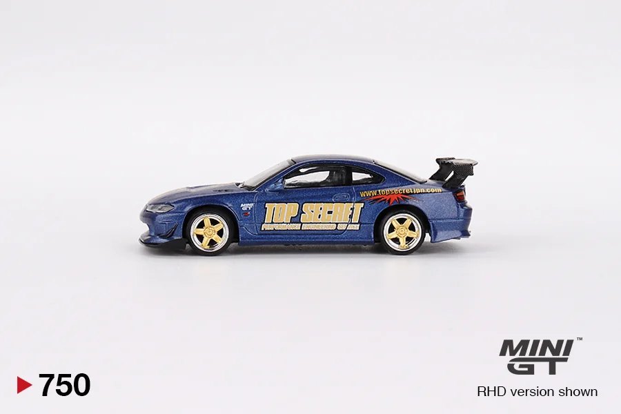 2024 Nissan Silvia (S15) Top Secret Matte Blue w/  Accent Blue: No Package: Image 3