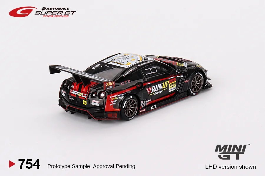 2024 Nissan GT-R Nismo GT3 #360 "Runup Rivaux GT-R" Tomei Spports 2023 Super GT Series Black: No Package: Image 2