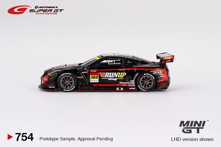 2024 Nissan GT-R Nismo GT3 #360 "Runup Rivaux GT-R" Tomei Spports 2023 Super GT Series Black: No Package: Image 3