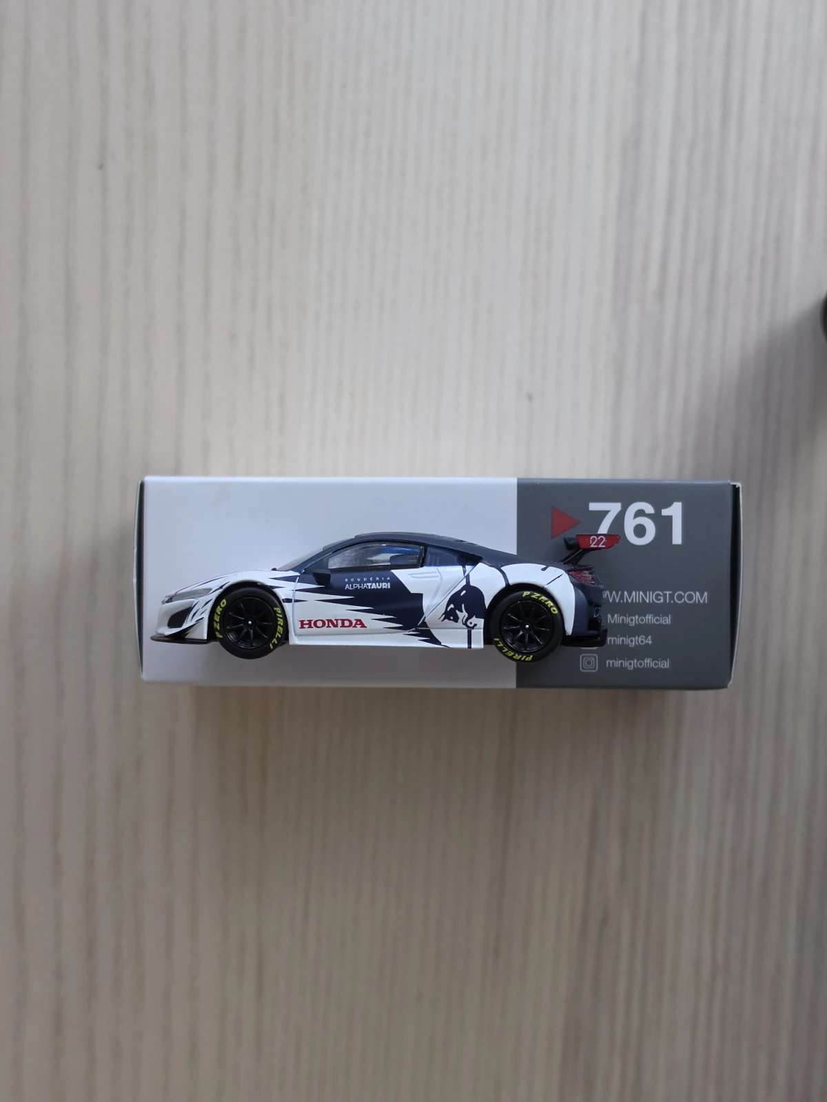 2024 Honda NSX GT3 EVO AlphaTauri Yuki Tsunoda 2023 Red Bull Mormula Nurburgring Red: No Package: Image 4