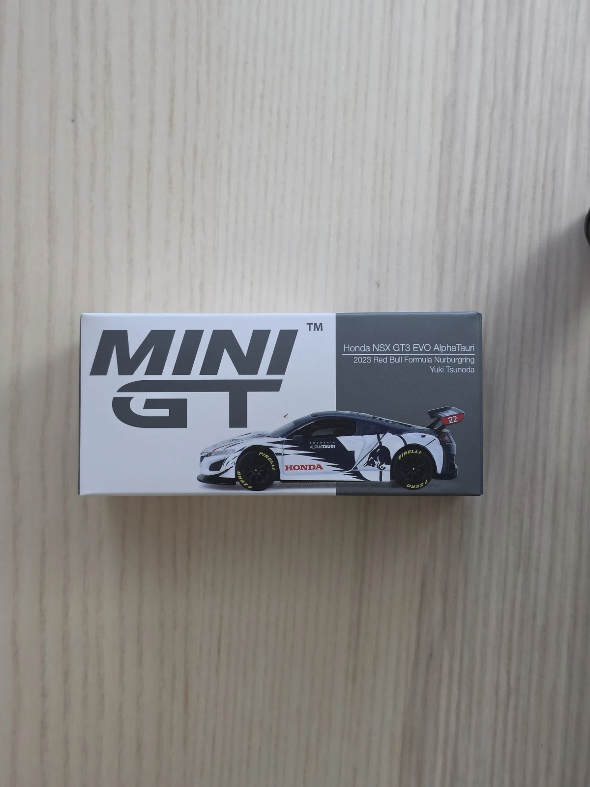 2024 Honda NSX GT3 EVO AlphaTauri Yuki Tsunoda 2023 Red Bull Mormula Nurburgring Red: Box: Image 2