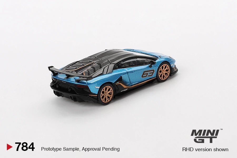 2024 Lamborghini Aventador SVJ 63 Blue: Image 4
