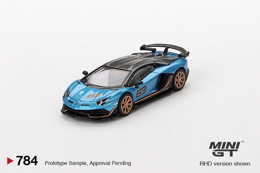 2024 Lamborghini Aventador SVJ 63 Blue: Image 3