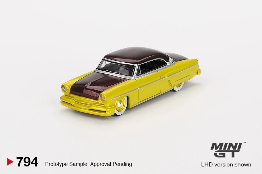 Hot Wheels Lincoln Capri Hot Rod 1954 Lime Yellow